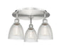 Innovations - 516-3C-SN-G382 - Three Light Flush Mount - Downtown Urban - Satin Nickel