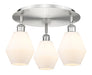 Innovations - 516-3C-SN-G651-6 - Three Light Flush Mount - Downtown Urban - Satin Nickel