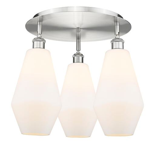 Downtown Urban Three Light Flush Mount