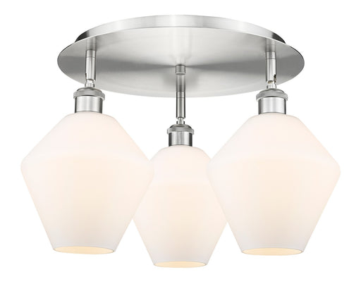 Downtown Urban Three Light Flush Mount