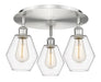 Innovations - 516-3C-SN-G652-6 - Three Light Flush Mount - Downtown Urban - Satin Nickel