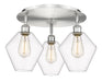 Innovations - 516-3C-SN-G652-8 - Three Light Flush Mount - Downtown Urban - Satin Nickel