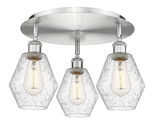 Downtown Urban Three Light Flush Mount