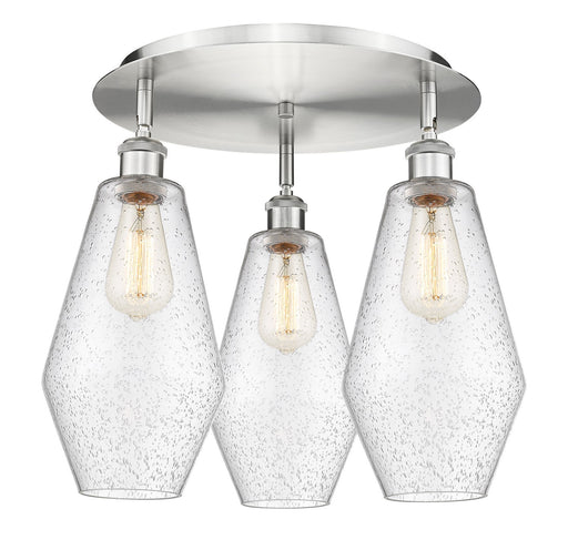 Downtown Urban Three Light Flush Mount