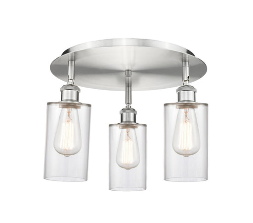 Downtown Urban Three Light Flush Mount