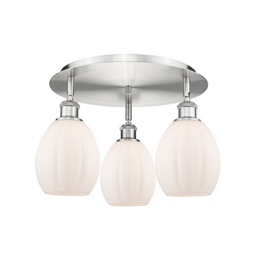 Downtown Urban Three Light Flush Mount