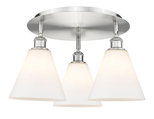 Downtown Urban Three Light Flush Mount