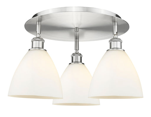 Downtown Urban Three Light Flush Mount