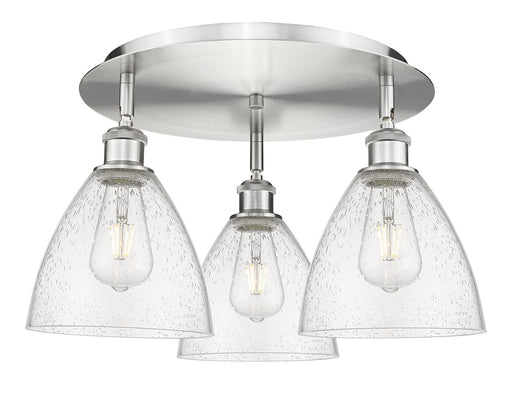 Downtown Urban Three Light Flush Mount