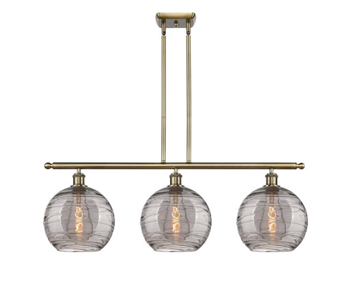 Innovations - 516-3I-AB-G1213-10SM - Three Light Island Pendant - Ballston - Antique Brass