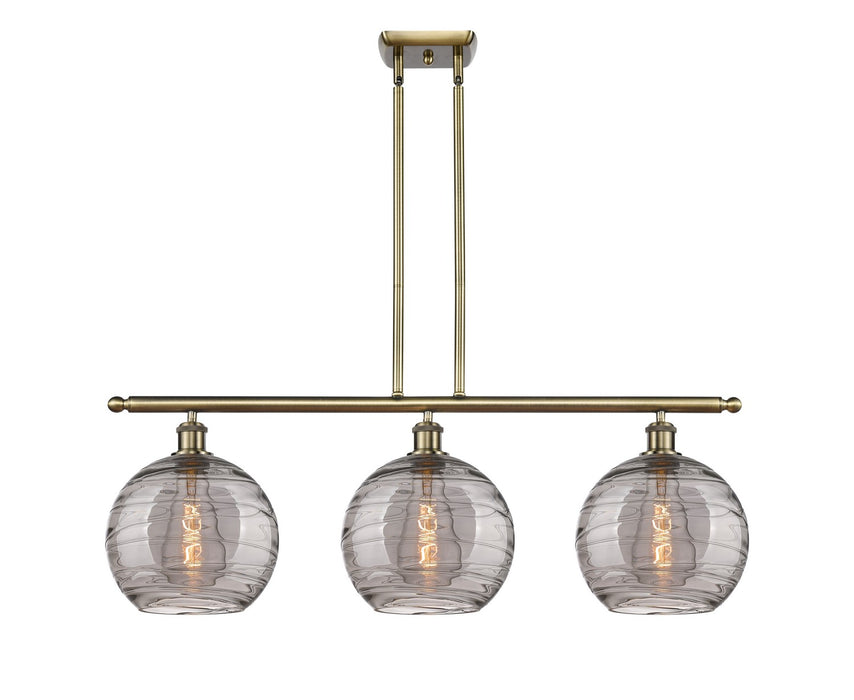 Innovations - 516-3I-AB-G1213-10SM - Three Light Island Pendant - Ballston - Antique Brass