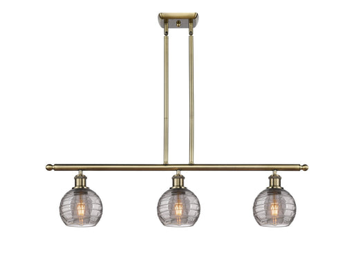 Innovations - 516-3I-AB-G1213-6SM - Three Light Island Pendant - Ballston - Antique Brass