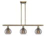 Innovations - 516-3I-AB-G556-6SM - Three Light Island Pendant - Ballston - Antique Brass