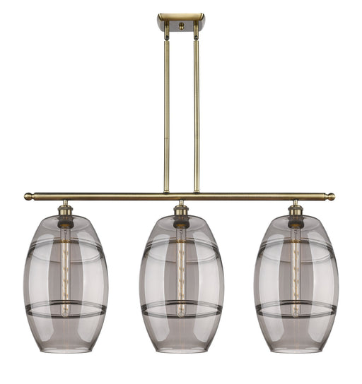 Innovations - 516-3I-AB-G557-10SM - Three Light Island Pendant - Ballston - Antique Brass