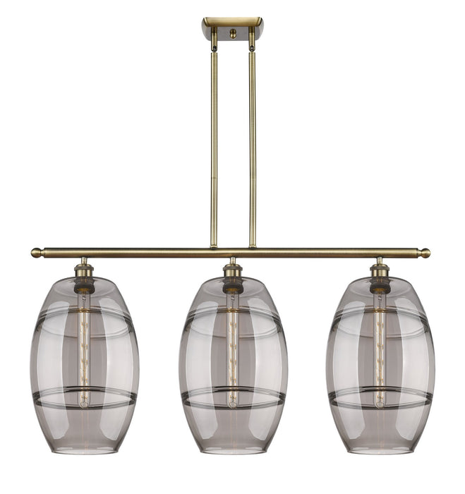 Innovations - 516-3I-AB-G557-10SM - Three Light Island Pendant - Ballston - Antique Brass