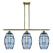 Innovations - 516-3I-AB-G557-8BL - Three Light Island Pendant - Ballston - Antique Brass