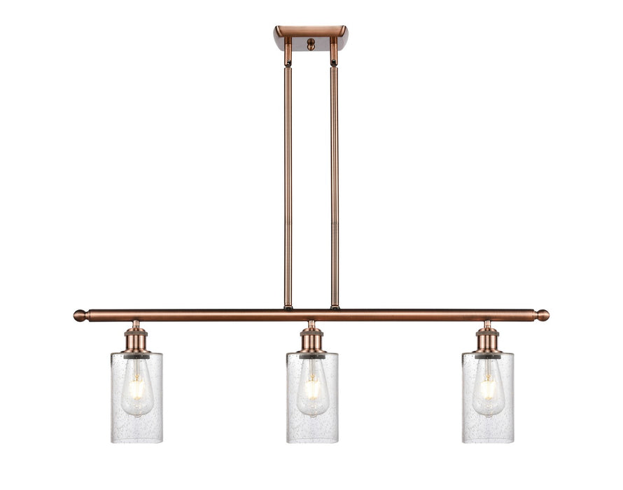 Innovations - 516-3I-AC-G804 - Three Light Island Pendant - Ballston - Antique Copper