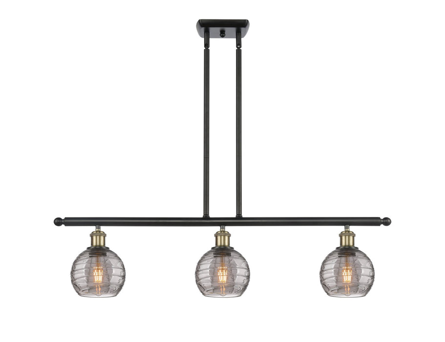 Innovations - 516-3I-BAB-G1213-6SM - Three Light Island Pendant - Ballston - Black Antique Brass