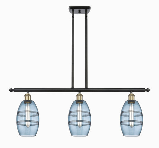 Innovations - 516-3I-BAB-G557-6BL - Three Light Island Pendant - Ballston - Black Antique Brass