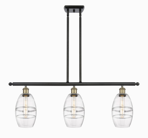 Innovations - 516-3I-BAB-G557-6CL - Three Light Island Pendant - Ballston - Black Antique Brass