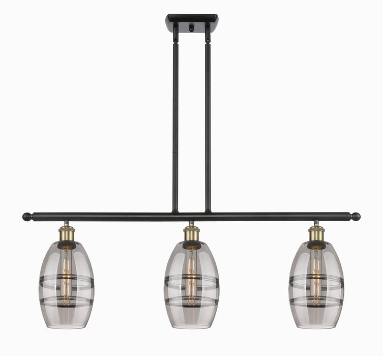 Innovations - 516-3I-BAB-G557-6SM - Three Light Island Pendant - Ballston - Black Antique Brass