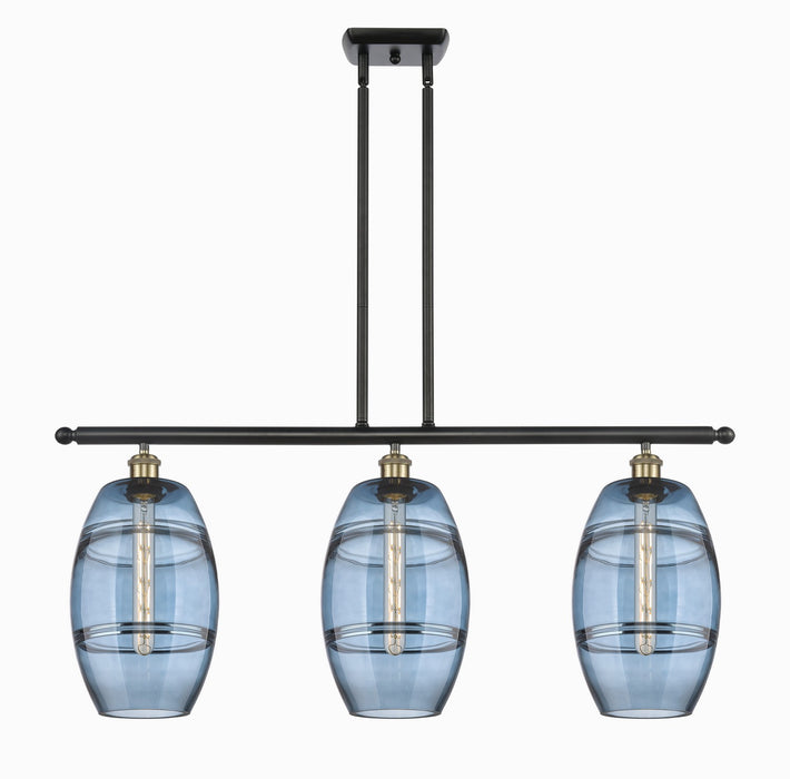 Innovations - 516-3I-BAB-G557-8BL - Three Light Island Pendant - Ballston - Black Antique Brass