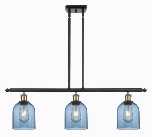 Innovations - 516-3I-BAB-G558-6BL - Three Light Island Pendant - Ballston - Black Antique Brass