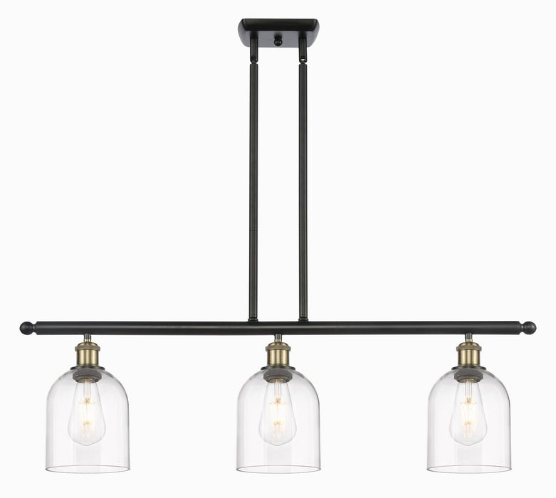 Innovations - 516-3I-BAB-G558-6CL - Three Light Island Pendant - Ballston - Black Antique Brass