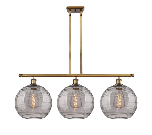 Innovations - 516-3I-BB-G1213-12SM - Three Light Island Pendant - Ballston - Brushed Brass