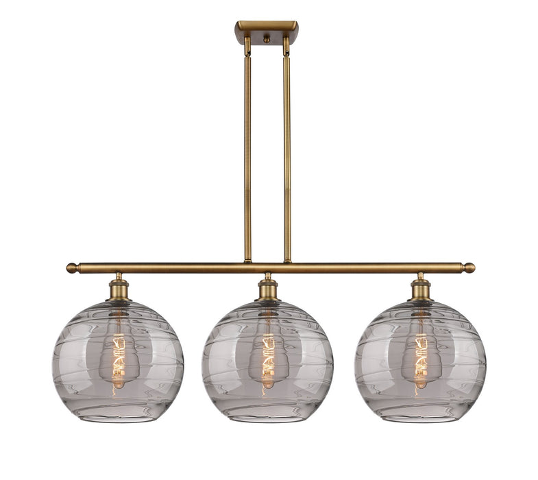 Innovations - 516-3I-BB-G1213-12SM - Three Light Island Pendant - Ballston - Brushed Brass