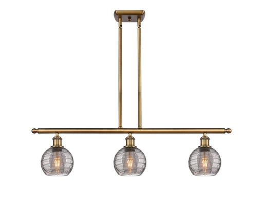 Innovations - 516-3I-BB-G1213-6SM - Three Light Island Pendant - Ballston - Brushed Brass