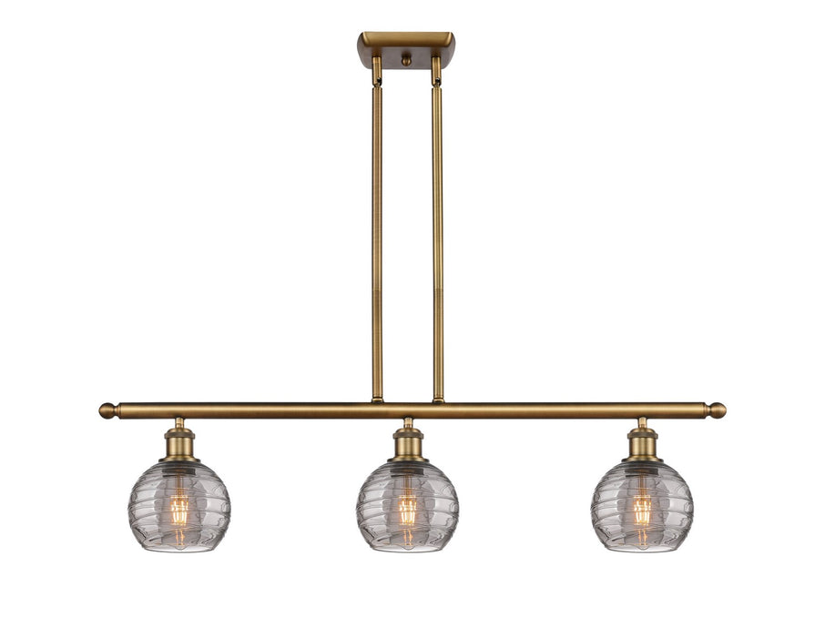 Innovations - 516-3I-BB-G1213-6SM - Three Light Island Pendant - Ballston - Brushed Brass