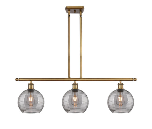 Innovations - 516-3I-BB-G1213-8SM - Three Light Island Pendant - Ballston - Brushed Brass