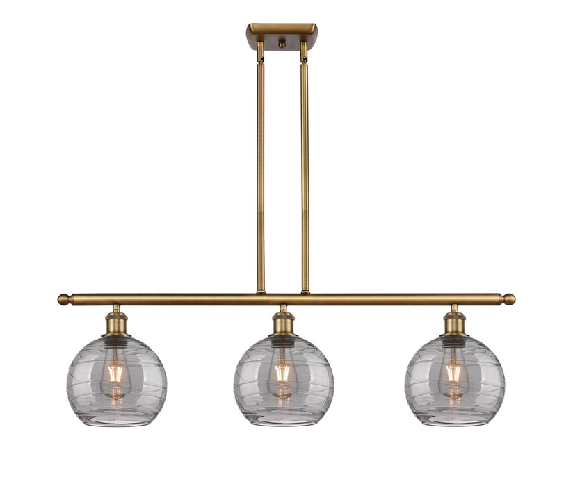 Innovations - 516-3I-BB-G1213-8SM - Three Light Island Pendant - Ballston - Brushed Brass