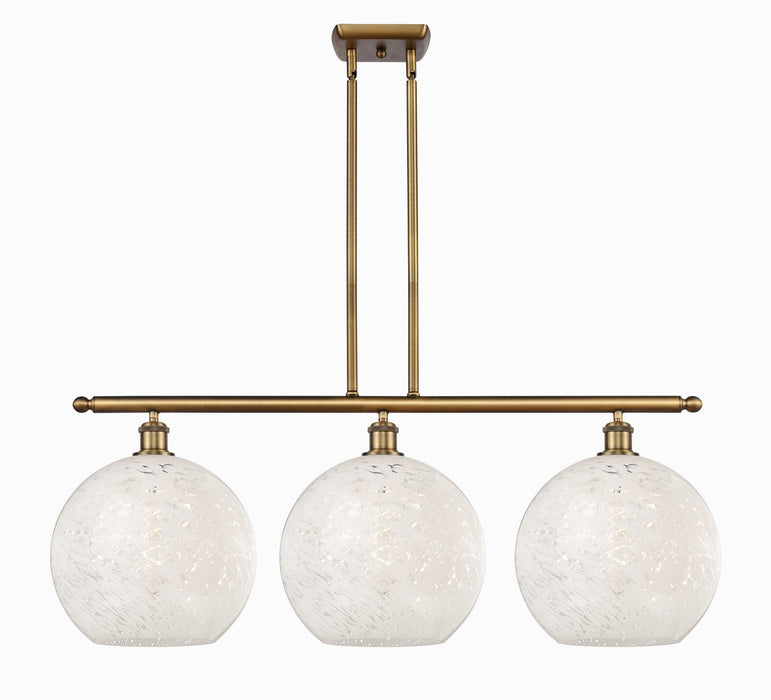 Innovations - 516-3I-BB-G1216-12WM - LED Island Pendant - Ballston - Brushed Brass