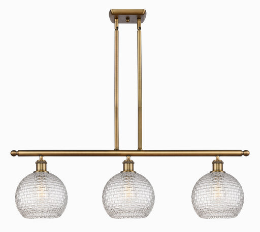 Innovations - 516-3I-BB-G122C-8CL - Three Light Island Pendant - Ballston - Brushed Brass