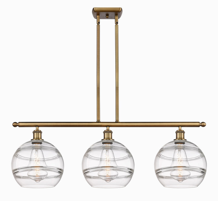 Innovations - 516-3I-BB-G556-10CL - Three Light Island Pendant - Ballston - Brushed Brass