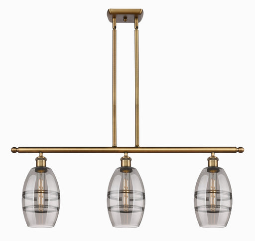 Innovations - 516-3I-BB-G557-6SM - Three Light Island Pendant - Ballston - Brushed Brass