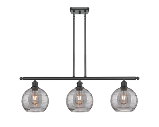 Innovations - 516-3I-BK-G1213-8SM - Three Light Island Pendant - Ballston - Matte Black