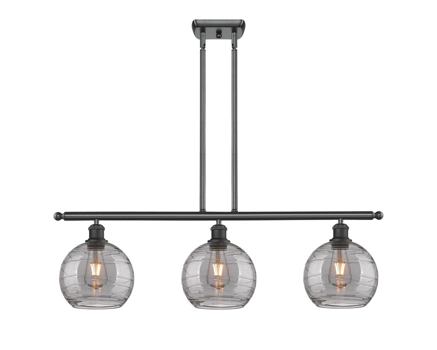 Innovations - 516-3I-BK-G1213-8SM - Three Light Island Pendant - Ballston - Matte Black