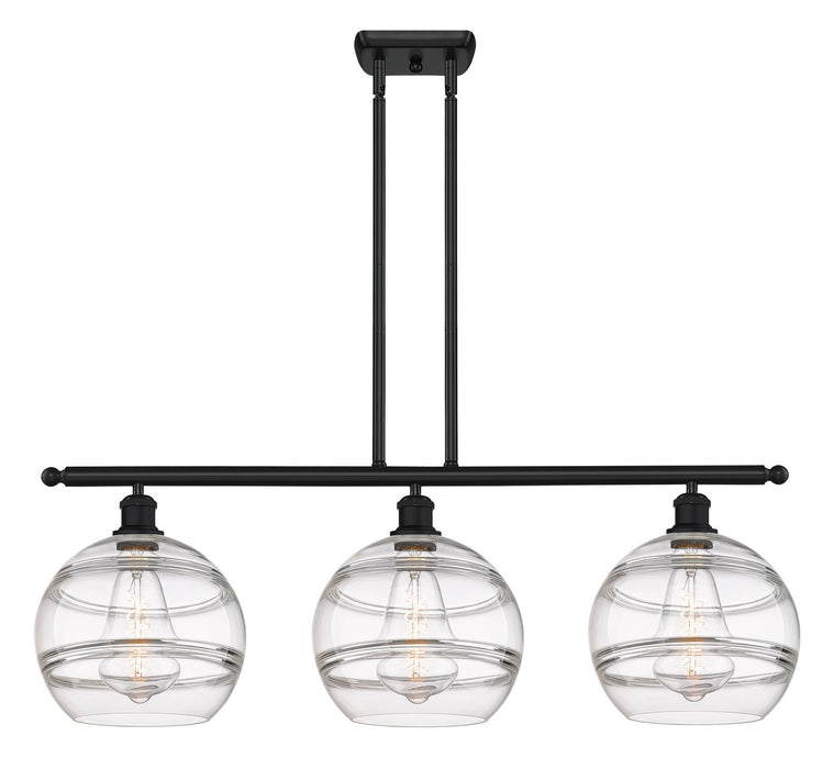 Innovations - 516-3I-BK-G556-10CL - Three Light Island Pendant - Ballston - Matte Black