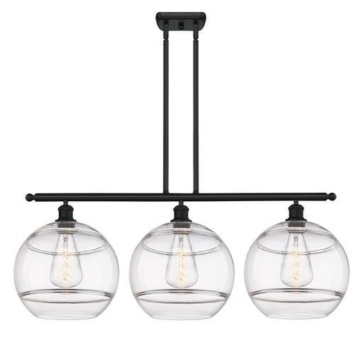 Innovations - 516-3I-BK-G556-12CL - Three Light Island Pendant - Ballston - Matte Black