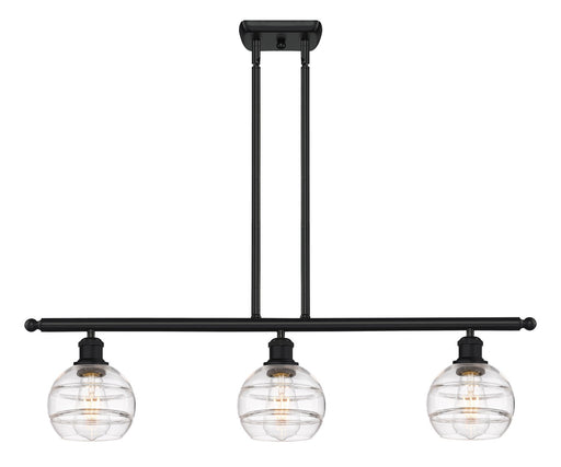 Innovations - 516-3I-BK-G556-6CL - Three Light Island Pendant - Ballston - Matte Black