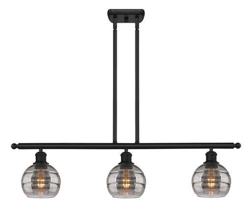 Innovations - 516-3I-BK-G556-6SM - Three Light Island Pendant - Ballston - Matte Black