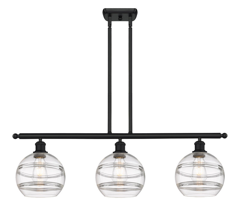 Innovations - 516-3I-BK-G556-8CL - Three Light Island Pendant - Ballston - Matte Black