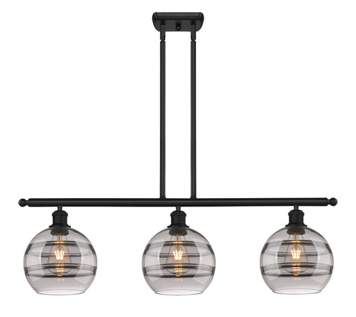 Innovations - 516-3I-BK-G556-8SM - Three Light Island Pendant - Ballston - Matte Black