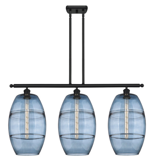 Innovations - 516-3I-BK-G557-10BL - Three Light Island Pendant - Ballston - Matte Black