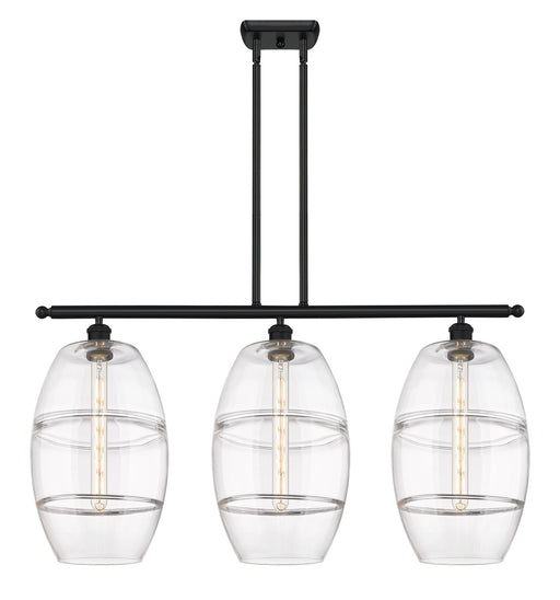 Innovations - 516-3I-BK-G557-10CL - Three Light Island Pendant - Ballston - Matte Black