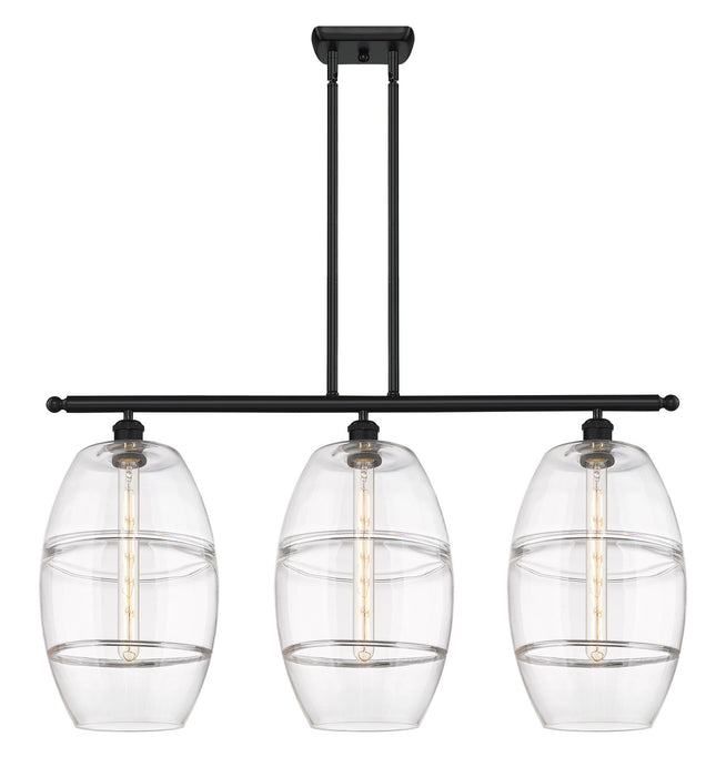 Innovations - 516-3I-BK-G557-10CL - Three Light Island Pendant - Ballston - Matte Black