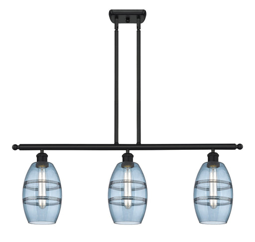 Innovations - 516-3I-BK-G557-6BL - Three Light Island Pendant - Ballston - Matte Black